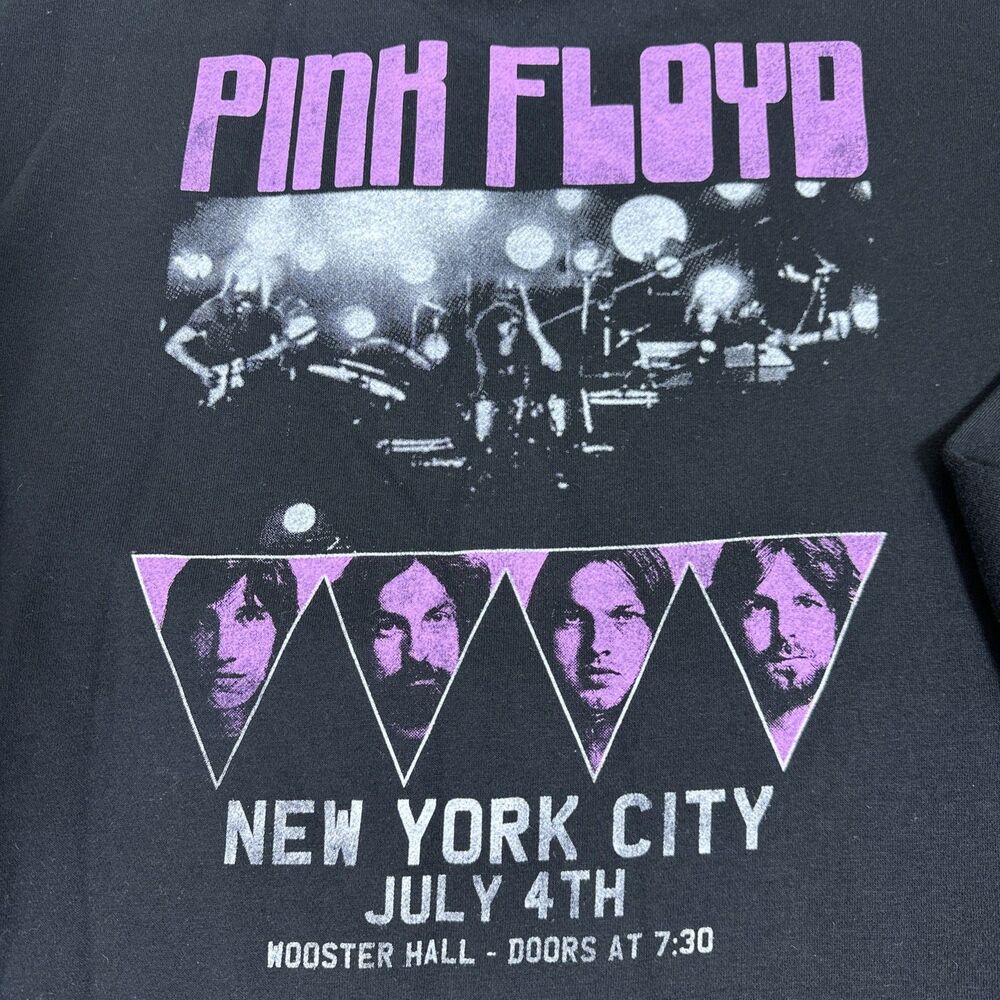 Pink Floyd XL Women’s Black Sweatshirt New York City ;th Of July Vinyl Icons